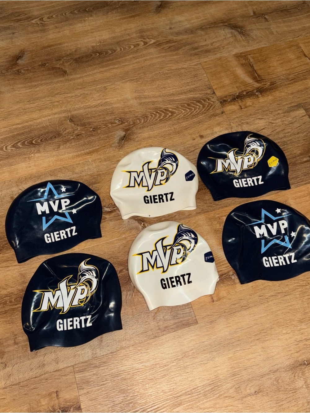 MVP Giertz Swim Cap - Black & White Logo Set